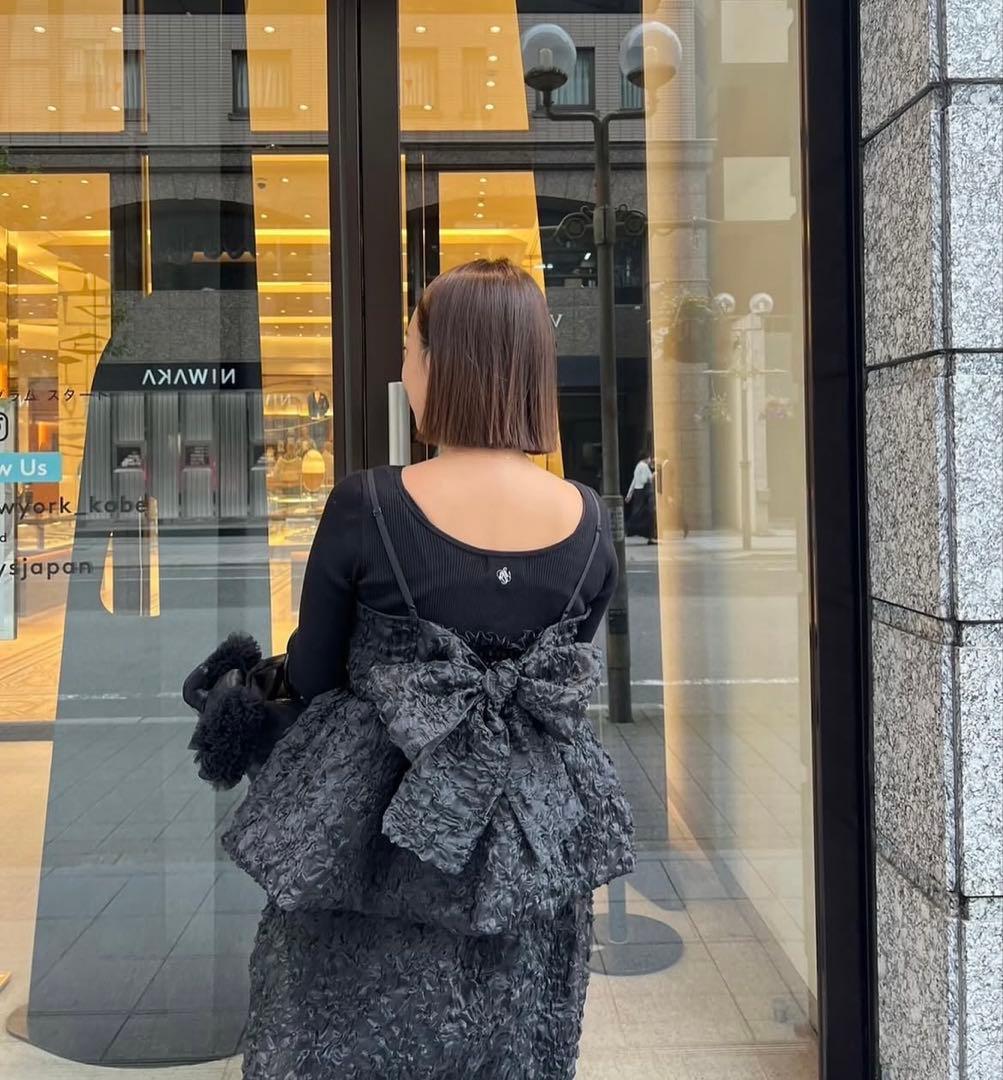 rosymonster オーガンジートップス 黒