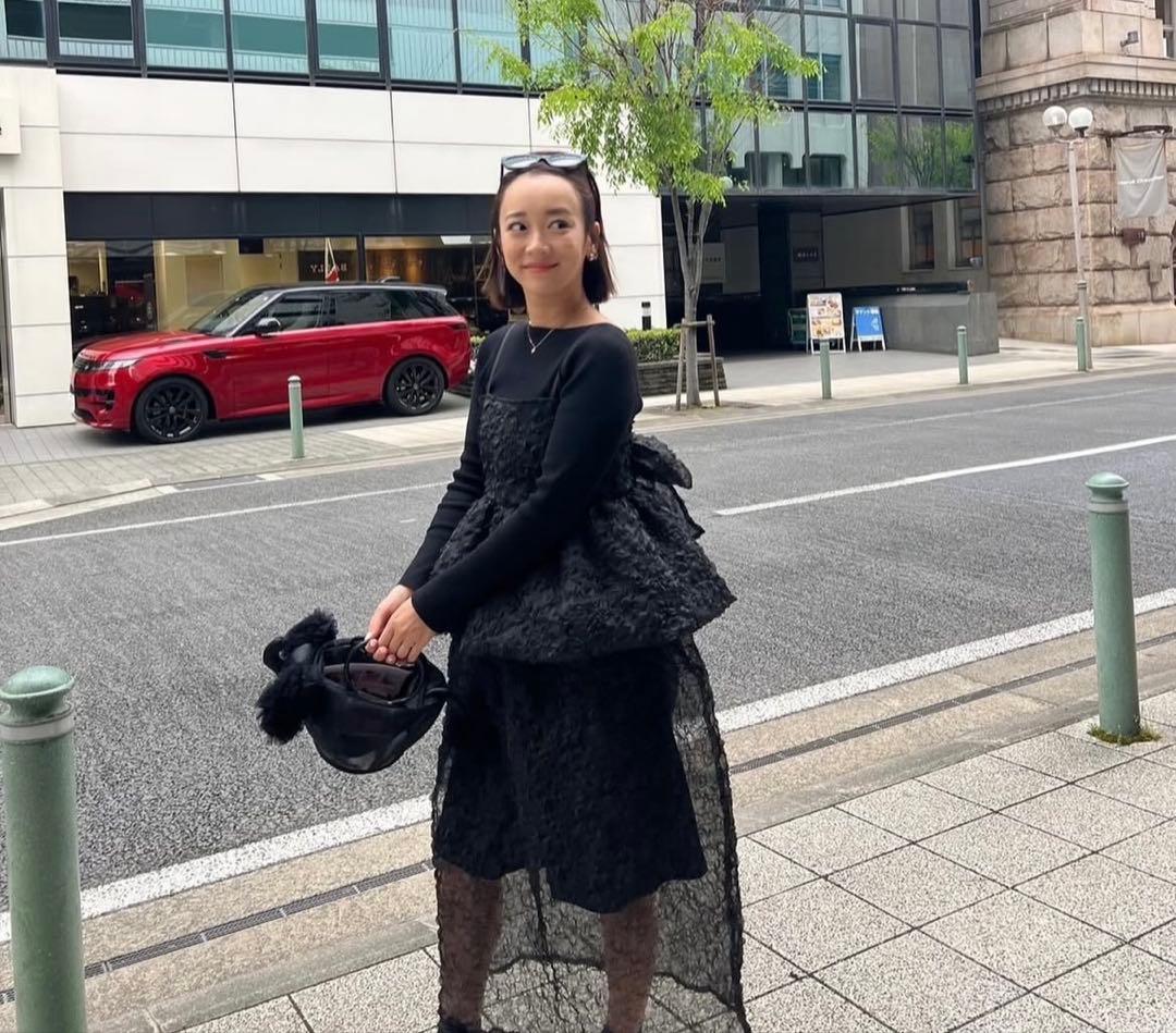 rosymonster オーガンジートップス 黒