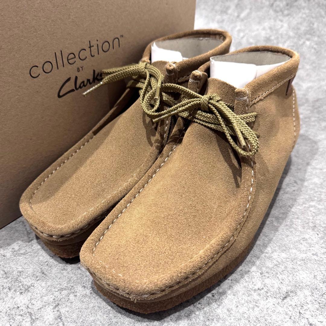 【未使用品】CLARKS クラークス　25 ワラビー　シェイカーブーツ　レザー