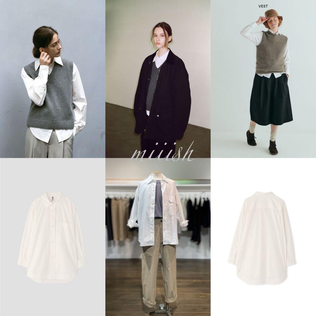 新品2023マーガレットハウエル コンパクトコットンポプリシャツ 2.4万