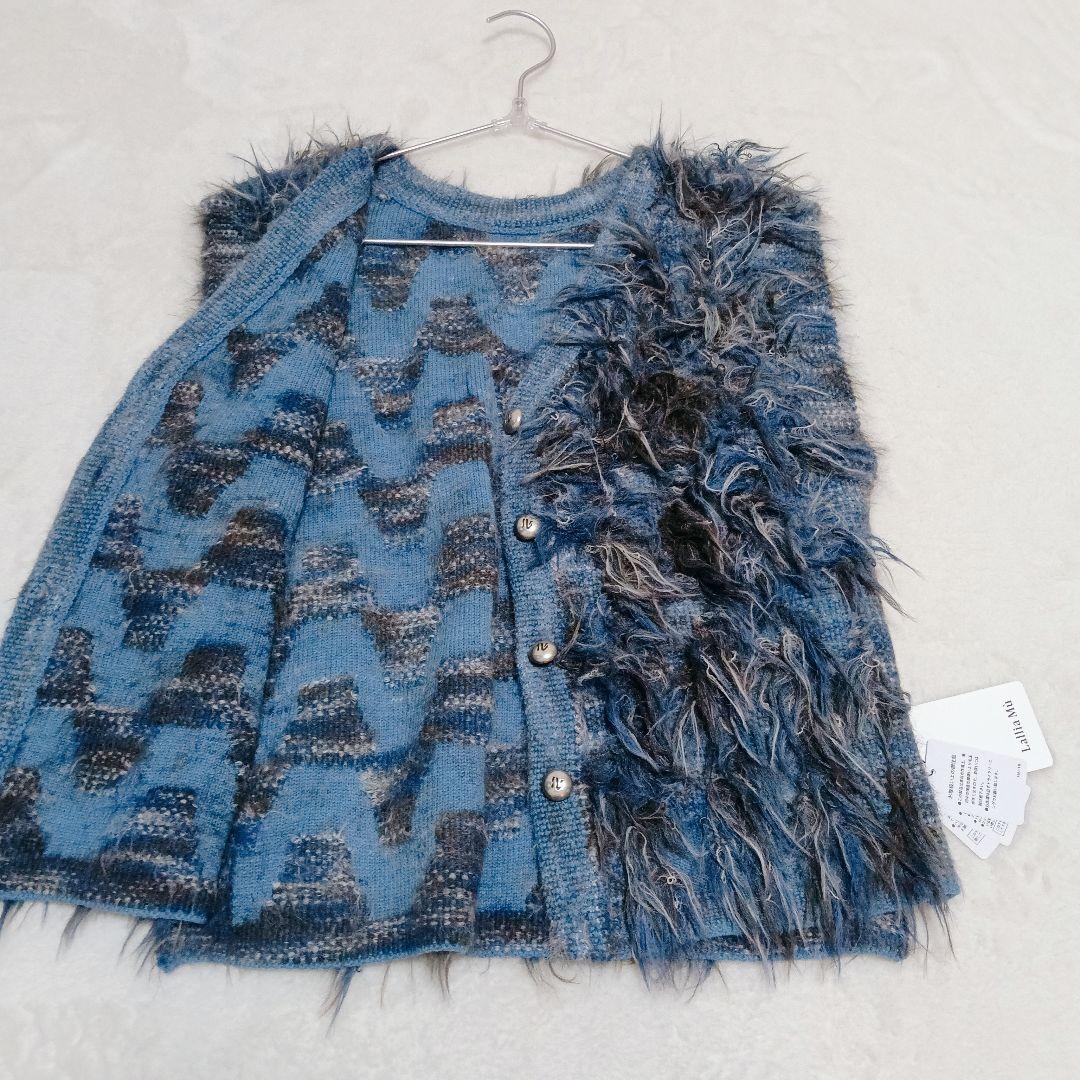 新品　ラリアムー　25aw　ジャガードニットベスト　定価27500
