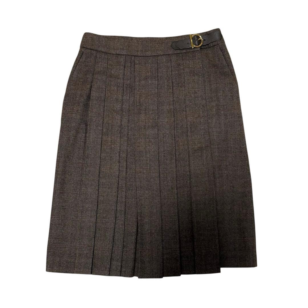 【美品】Ferragamoフェラガモ カシミアスーツセット イタリア製 上質 冬