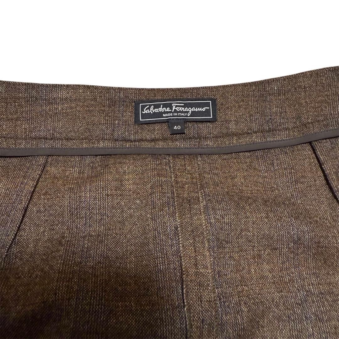 【美品】Ferragamoフェラガモ カシミアスーツセット イタリア製 上質 冬