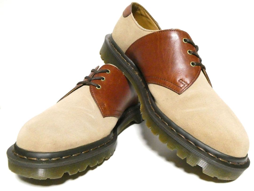完全復刻！【定価￥44000】ドクターマーチンバイカラーサドルシューズUK9