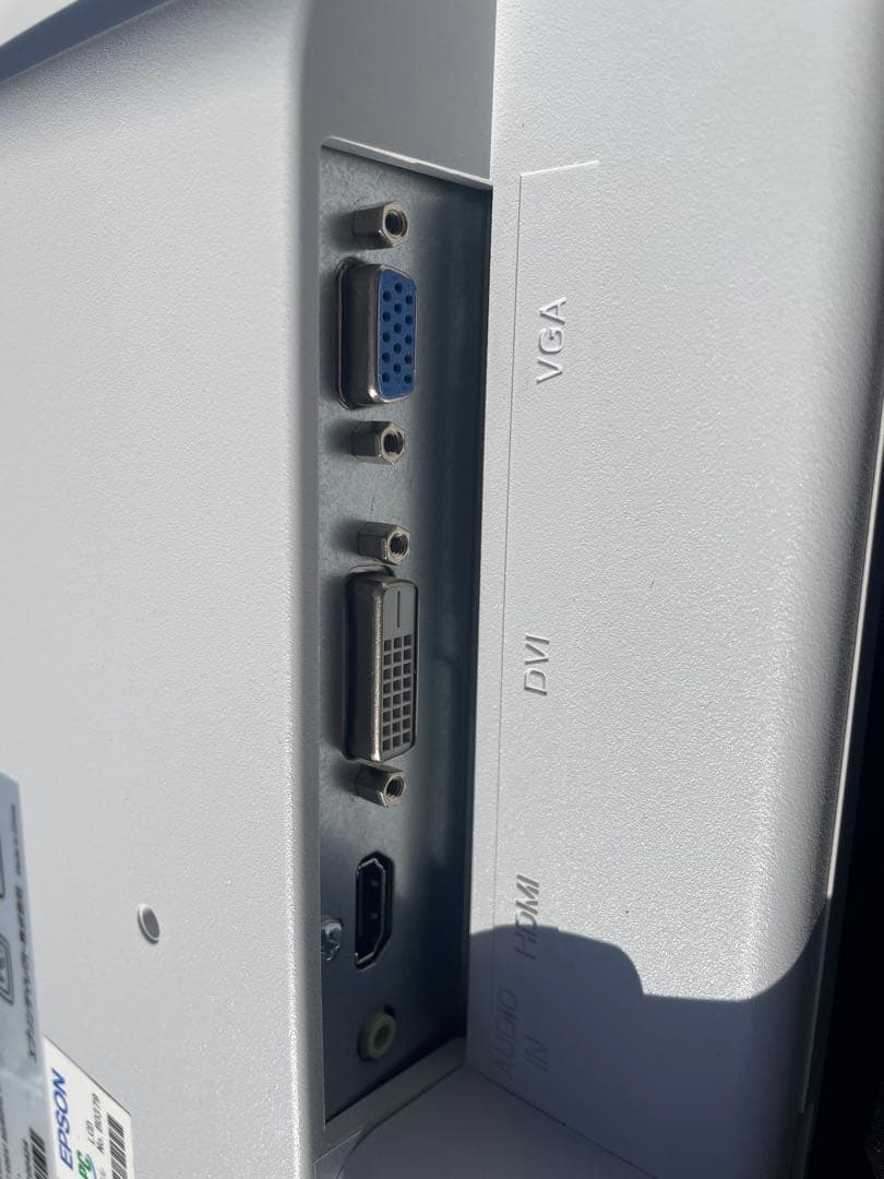 【メルセ】EPSON ホワイトモニター 21.5ワイドTFT