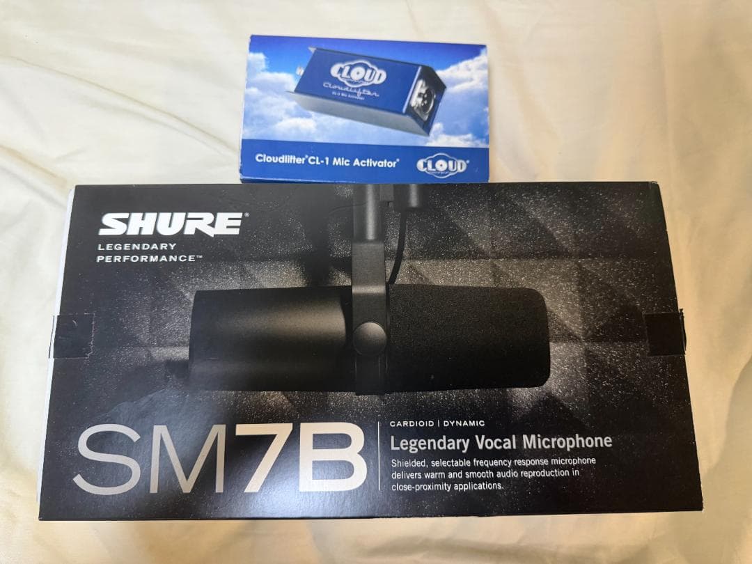 【美品】SHURE SM7B + Cloudlifter CL-1 セット