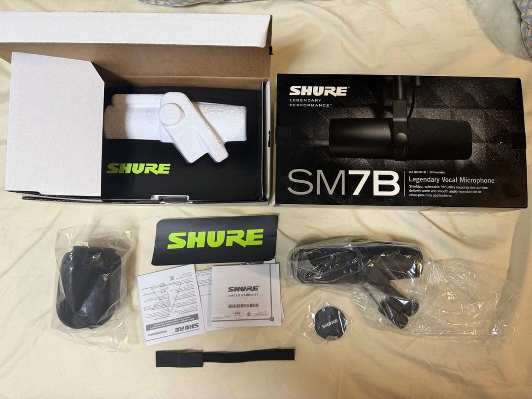 【美品】SHURE SM7B + Cloudlifter CL-1 セット