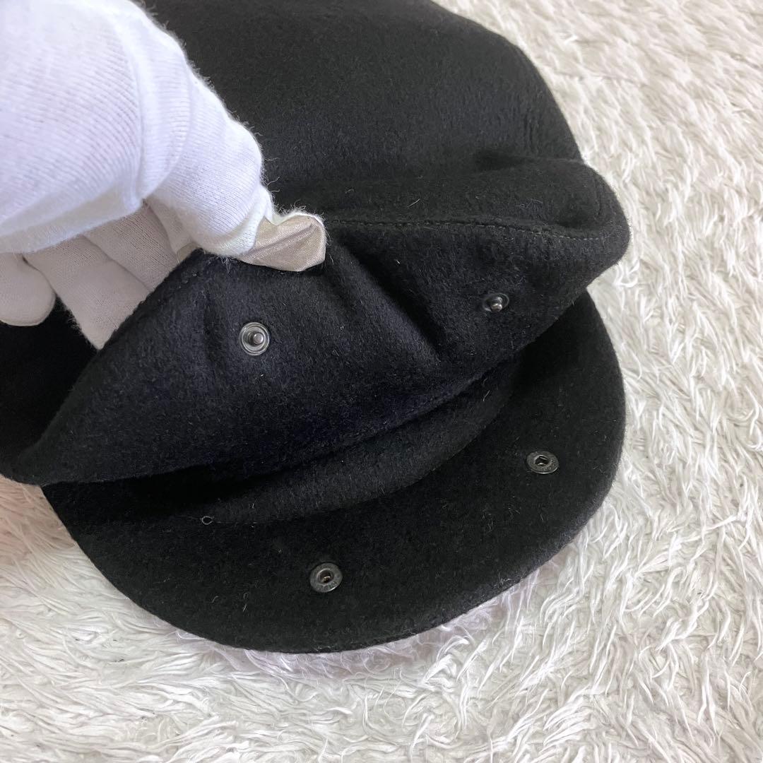 GUCCI 帽子 ベレー帽 ハンチング帽 GG柄 ブラック