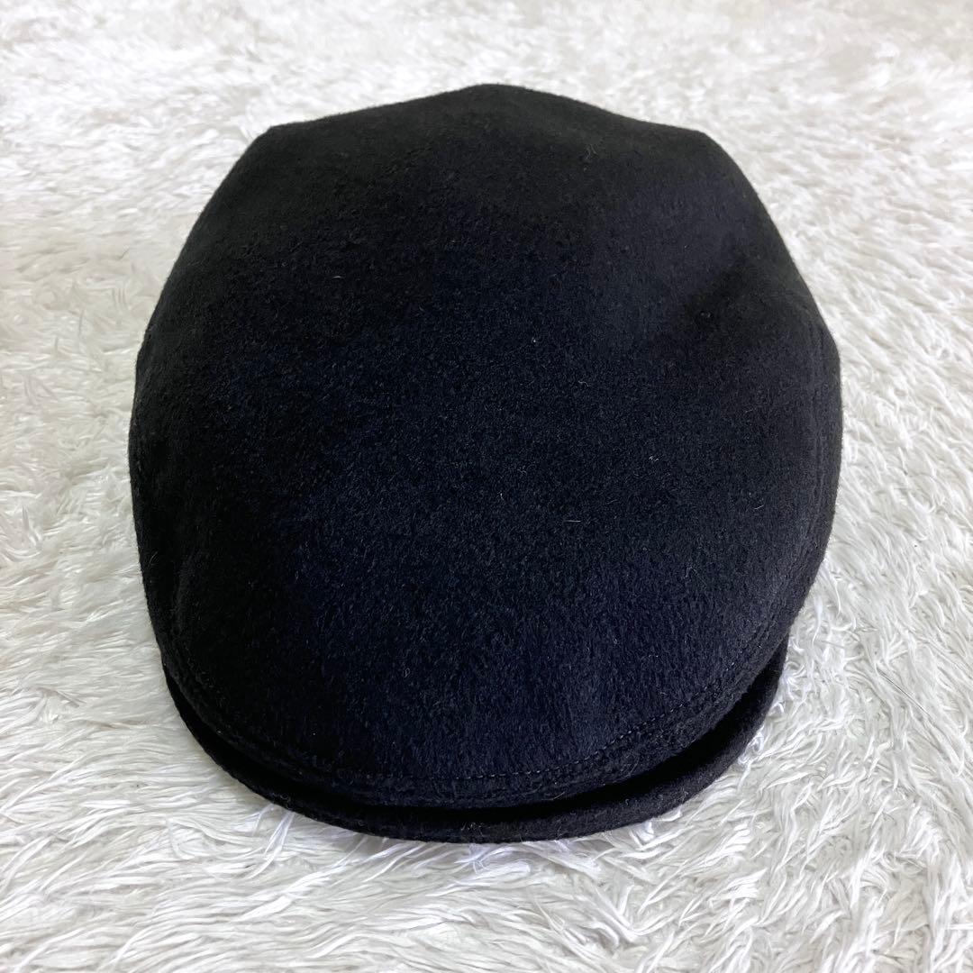 GUCCI 帽子 ベレー帽 ハンチング帽 GG柄 ブラック