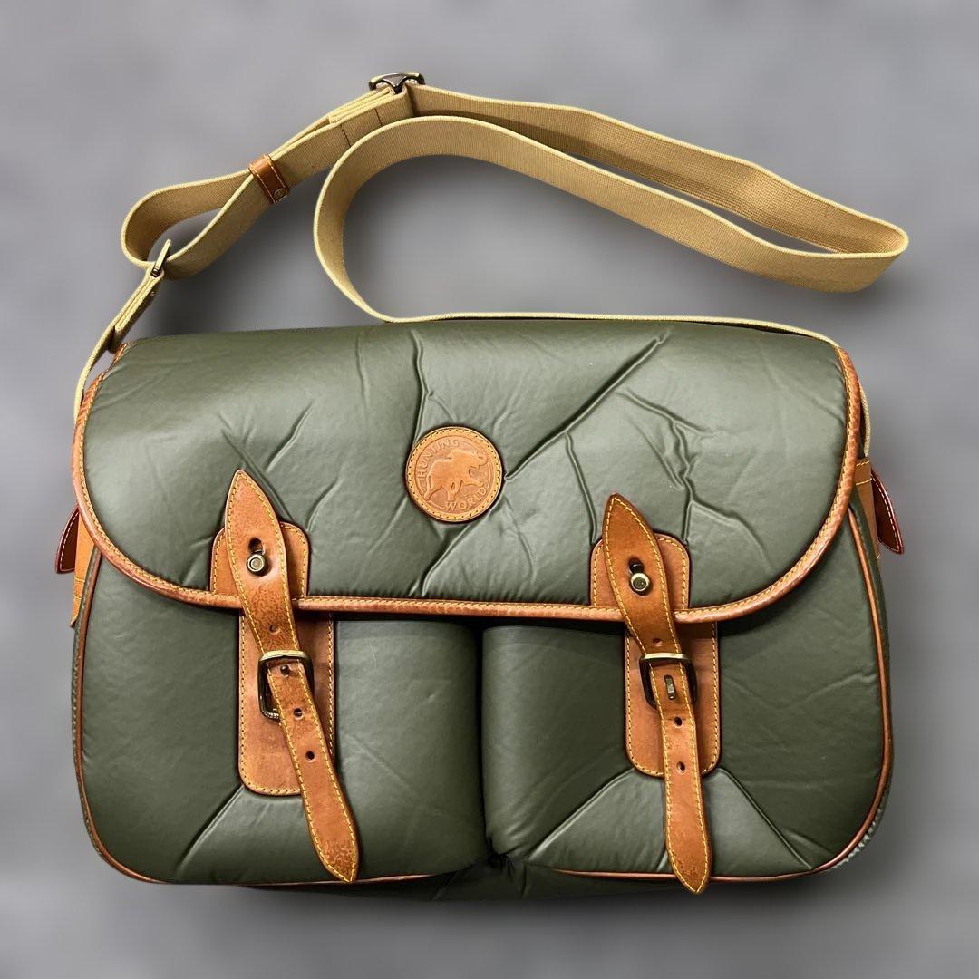 n*r様 66 超美品 ハンティングワールド ショルダーバッグ