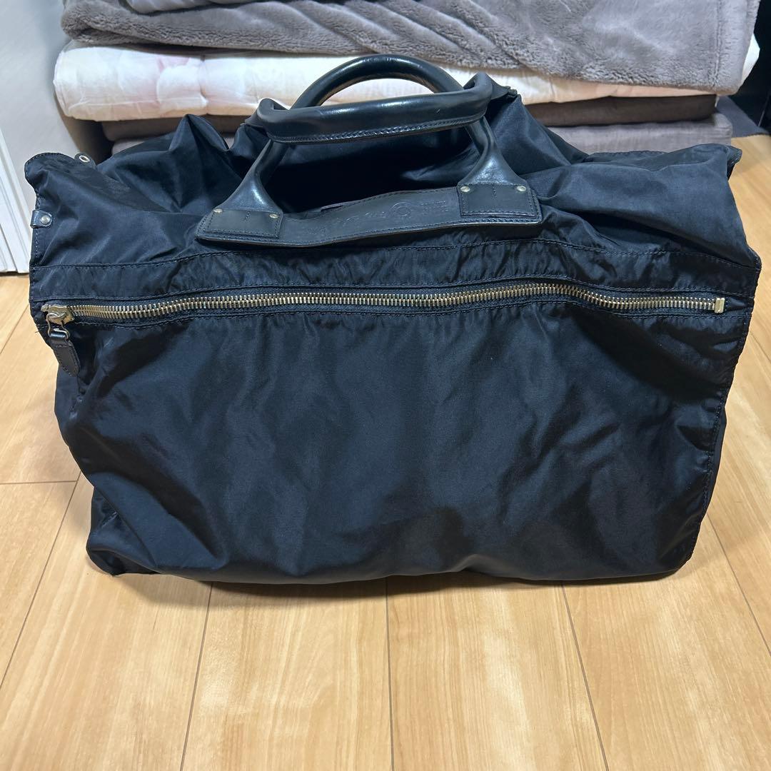 Felisiフェリージ ナイロン 特大ボストンバック ブラック 底板付き