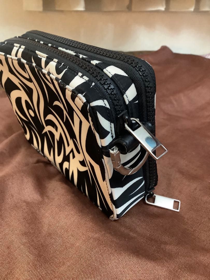 18aw Dior homme トライバル バッグ 黒×白