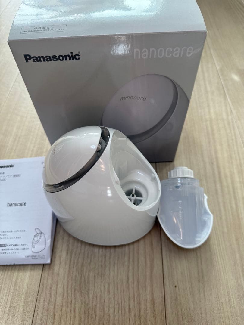 美品　保証あり　Panasonic スチーマーナノケア　EH-SA3D-C
