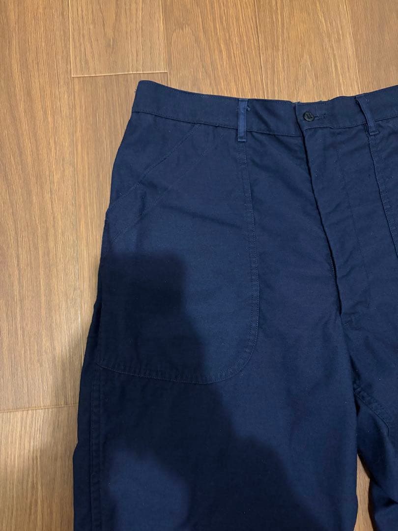 Vintageアメリカ軍ユーティリティベイカーパンツ ネイビーステンシル