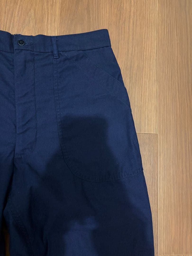 Vintageアメリカ軍ユーティリティベイカーパンツ ネイビーステンシル