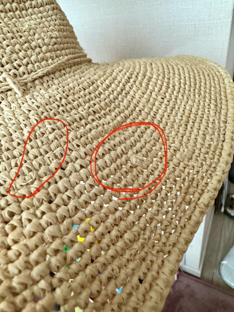 ヘレンカミンスキー　麦わら帽子　つば広め　ラフィア　ラフィアハット　帽子