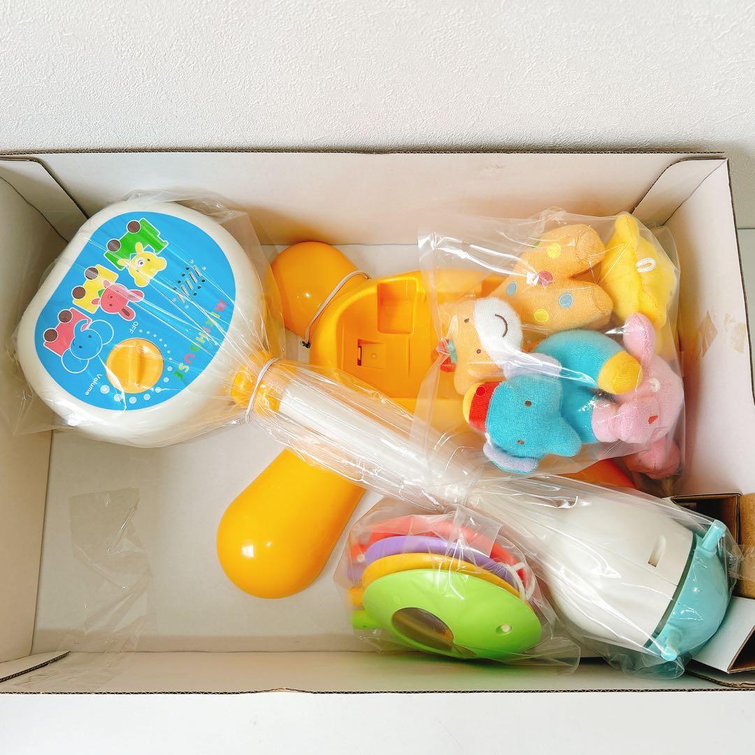 【新品未使用】ミキハウス2WAY ベッドメリー♪オルゴール8曲内蔵・タイマー付き