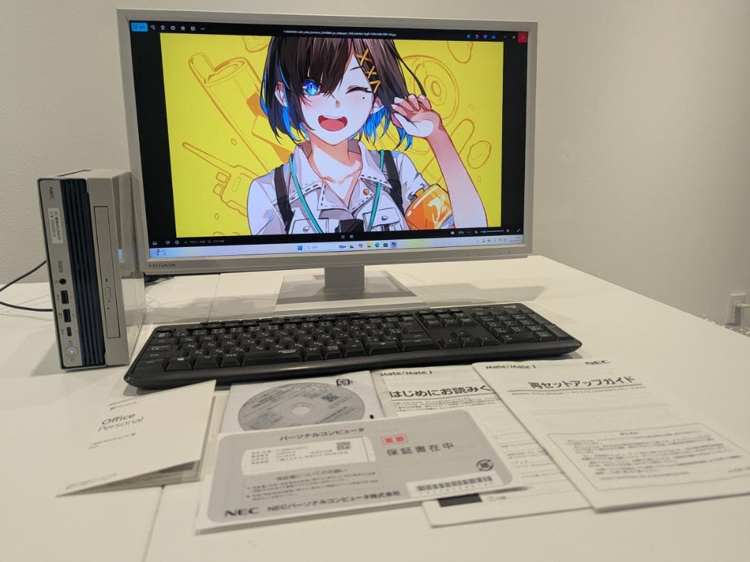 2023年 数月使用 12世代 i5 16GB ディスプレイ等一式 NEC