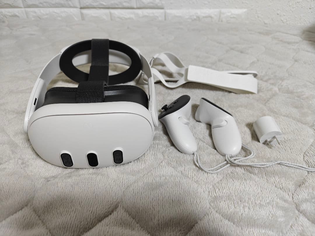  Quest3 512GB + Eliteストラップ、5mUSBケーブル