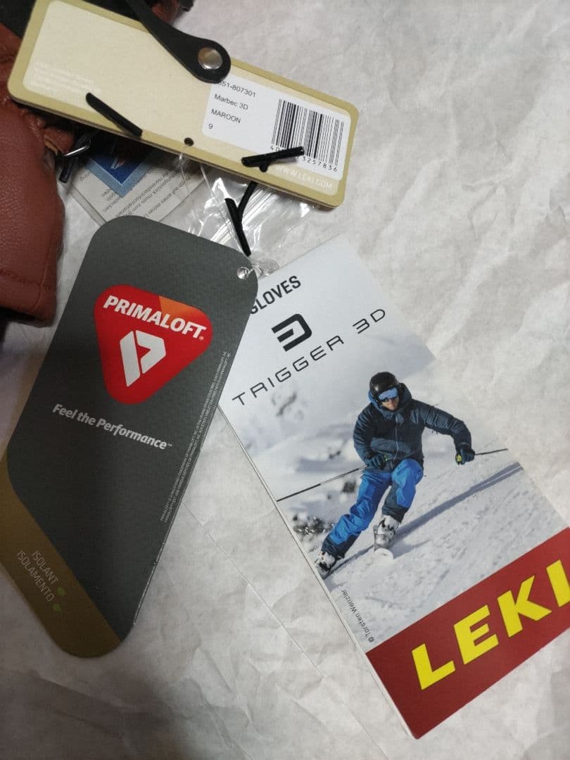 く*ろ様 新品タグ付き LEKI レキ MARBEC 3D グラブ