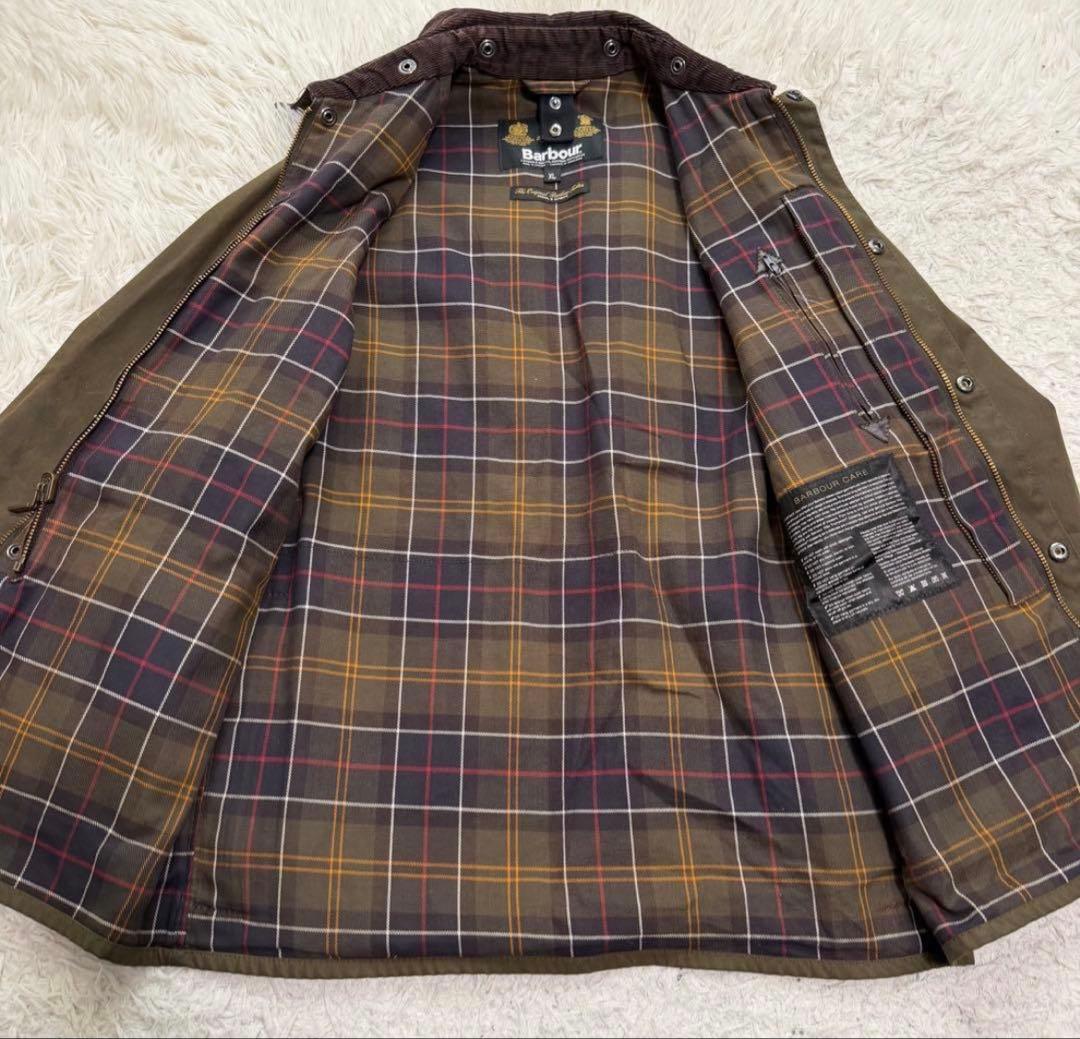 希少XLサイズ　バブアー　クラシックビューフォート　ワックスジャケット　ロゴ刺繍