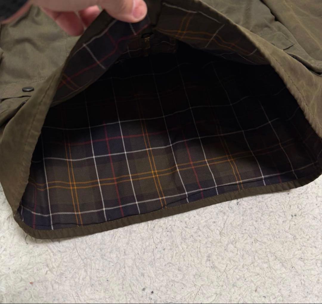 希少XLサイズ　バブアー　クラシックビューフォート　ワックスジャケット　ロゴ刺繍