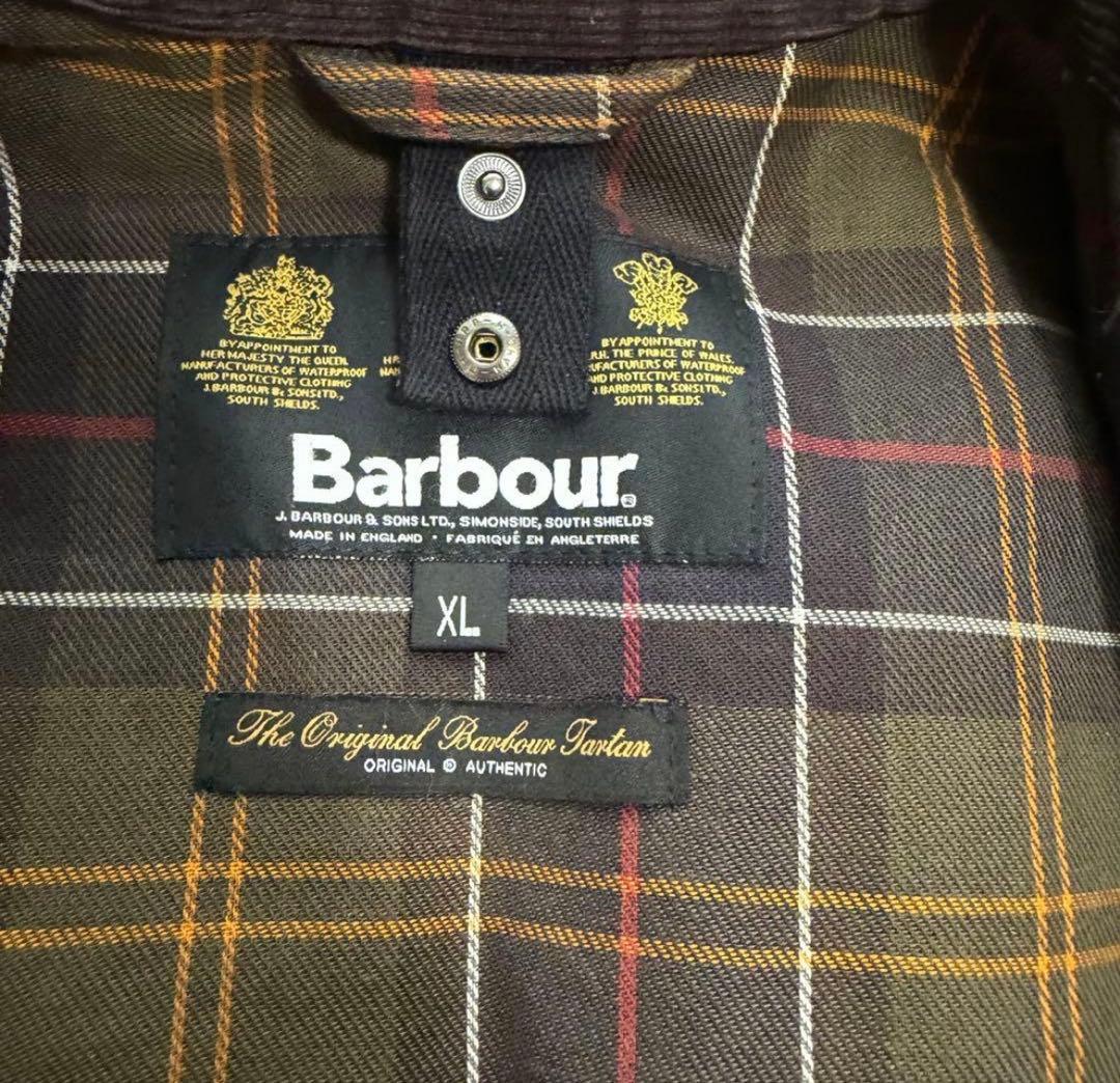 希少XLサイズ　バブアー　クラシックビューフォート　ワックスジャケット　ロゴ刺繍