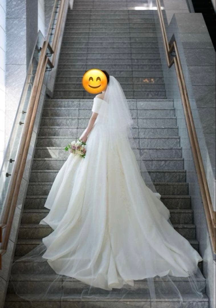 【美品】ハツコエンドウ ウェディングベール 3.5メートル