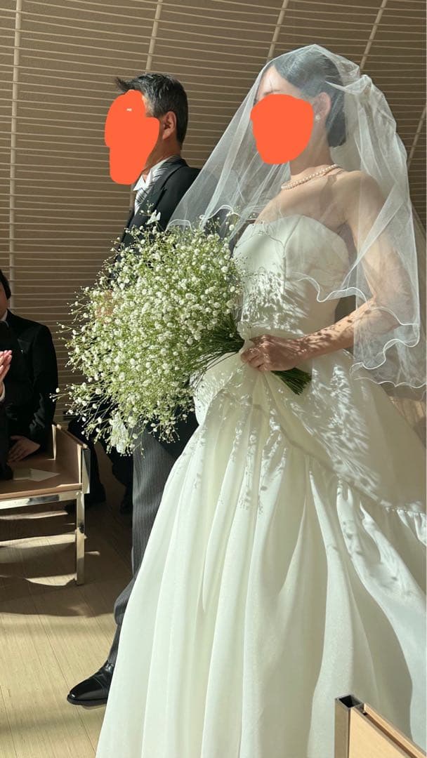 【美品】ハツコエンドウ ウェディングベール 3.5メートル