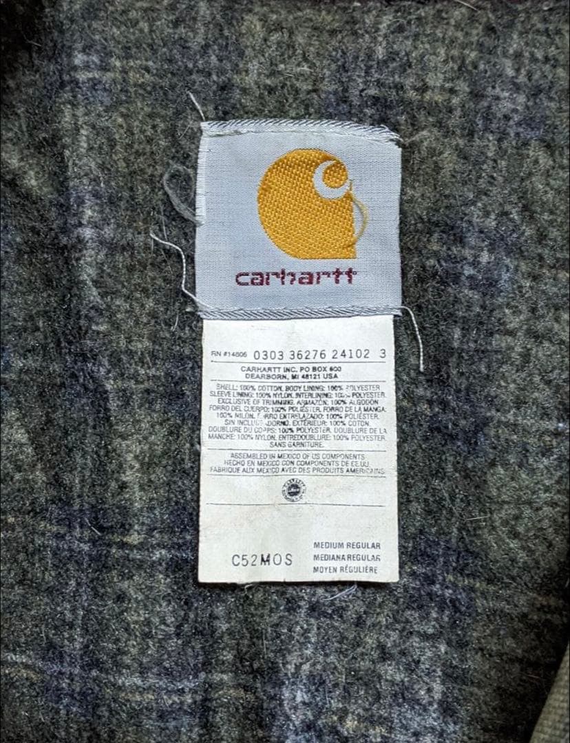 【希少】carhartt カバーオール チョアコート M