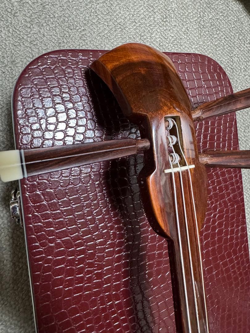 三線 人工皮 ハードケースセット