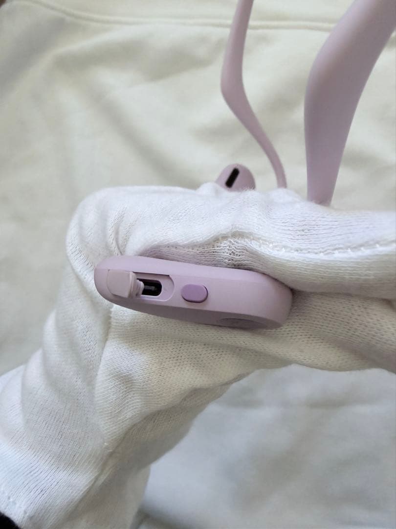 オープンイヤーイヤホン パープル