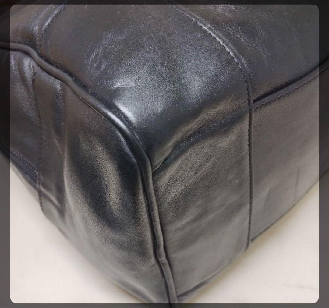 LOEWE ロエベ　アナグラム　ビジネスバッグ　ハンドバッグ　ブラック　レザー