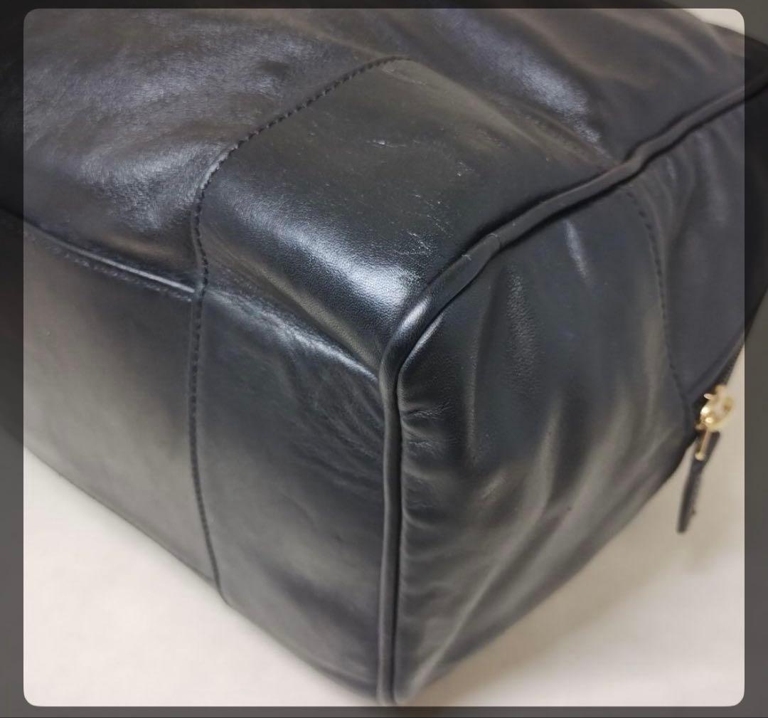 LOEWE ロエベ　アナグラム　ビジネスバッグ　ハンドバッグ　ブラック　レザー