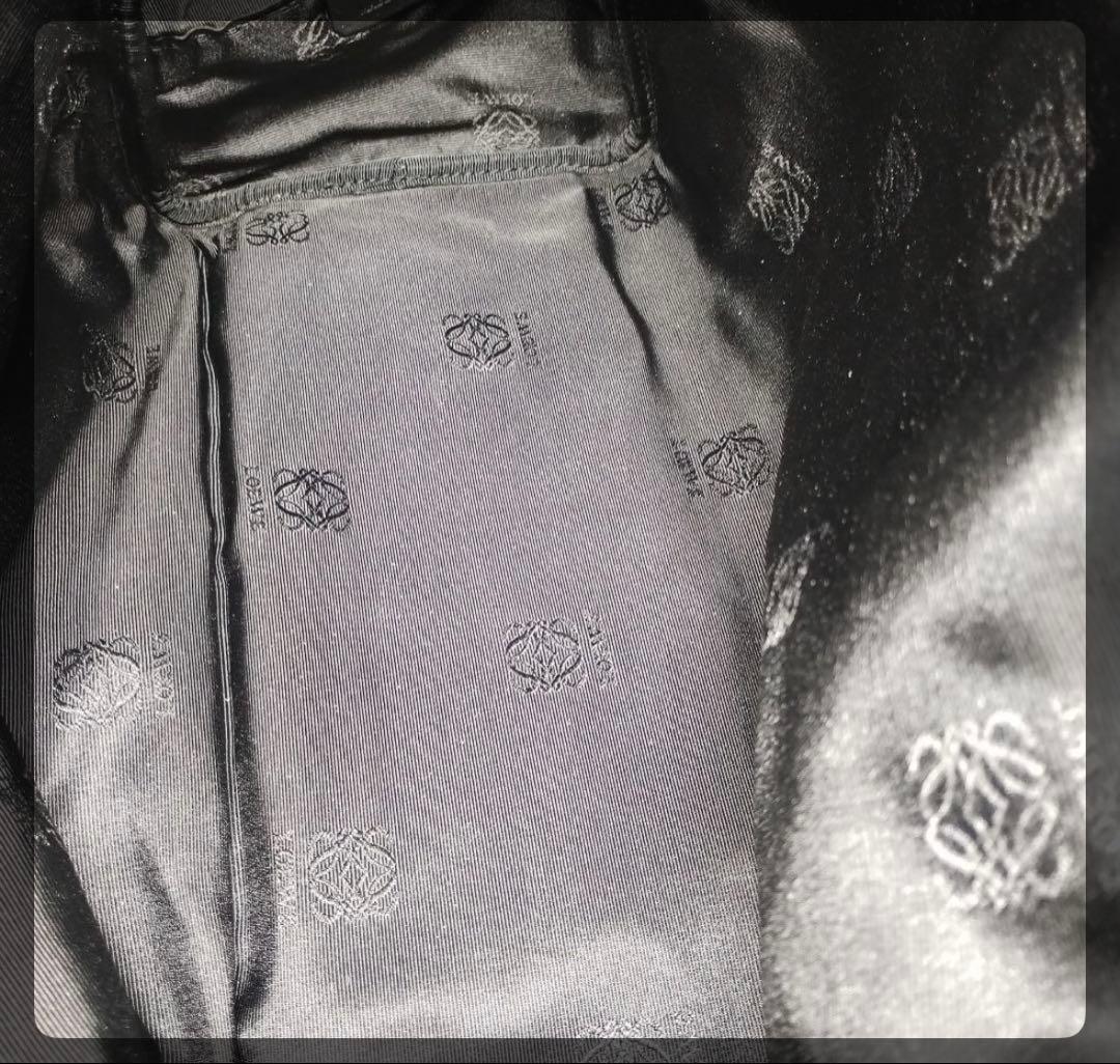 LOEWE ロエベ　アナグラム　ビジネスバッグ　ハンドバッグ　ブラック　レザー