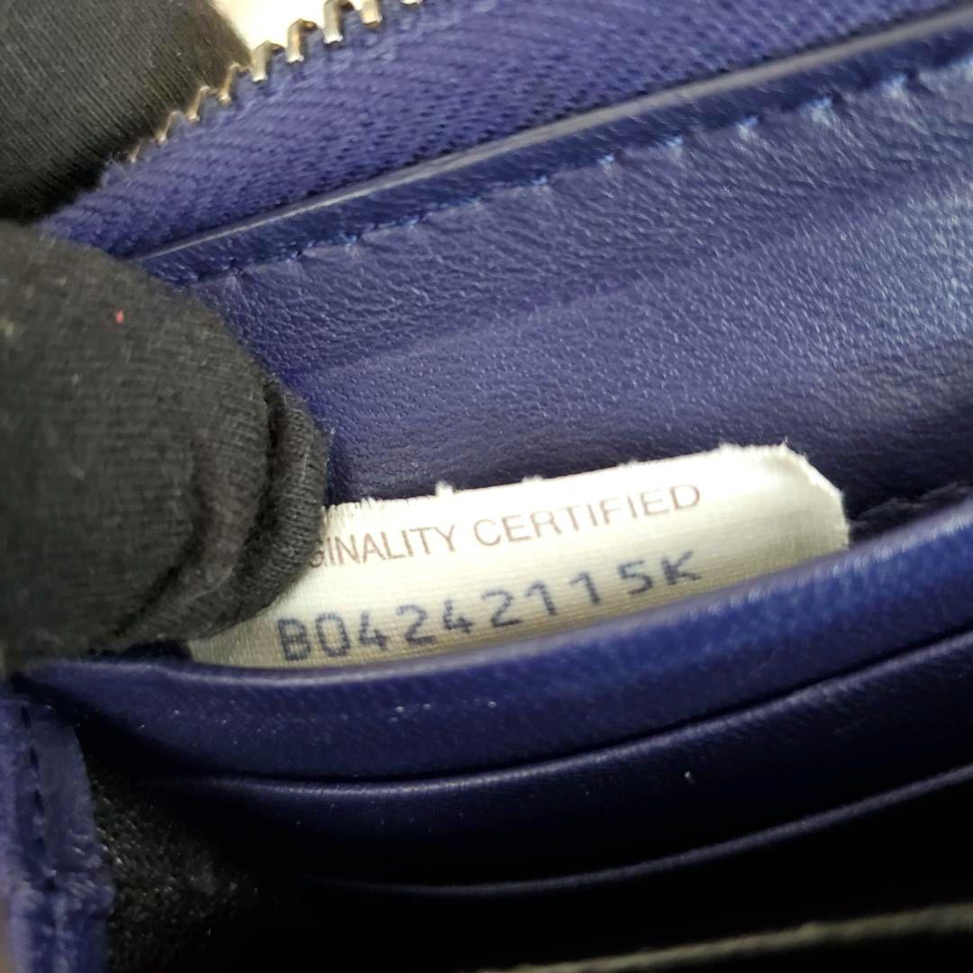 ボッテガヴェネタ 長財布 ラウンドファスナー 希少 イントレチャート 箱 袋付き