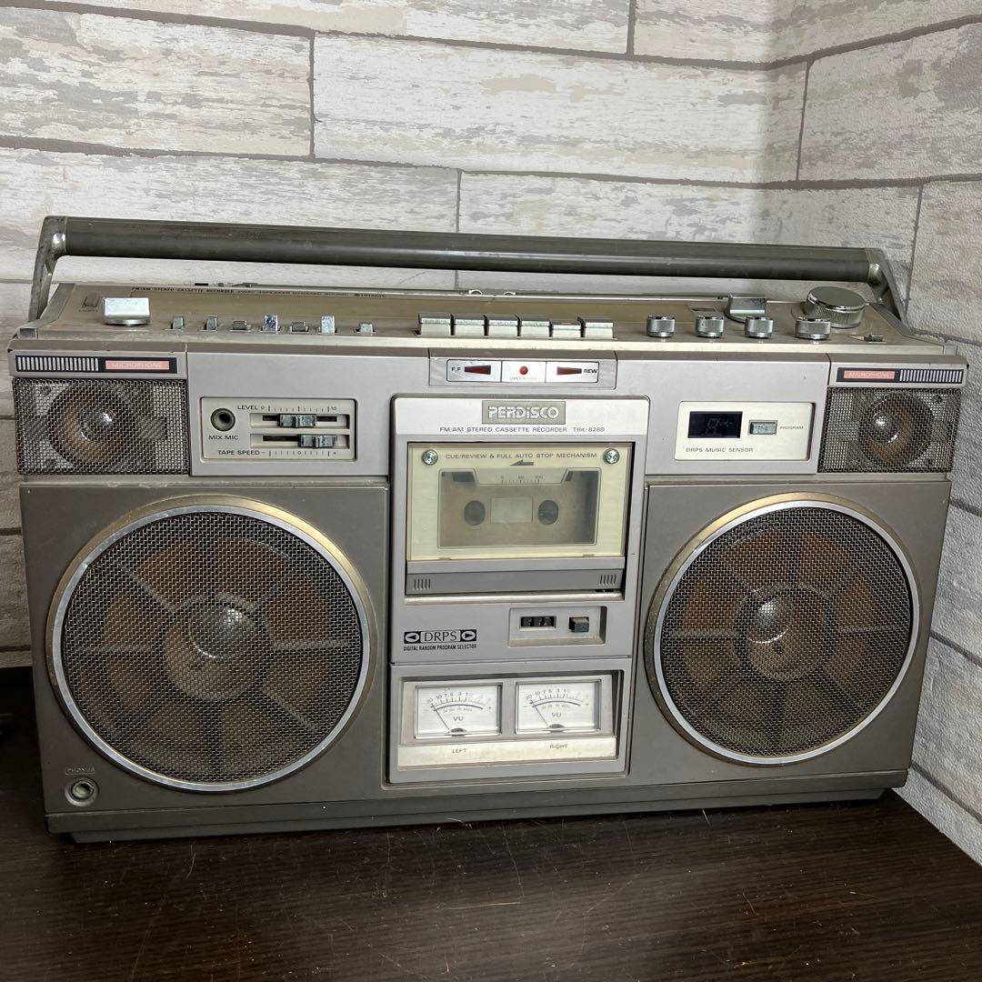 日立 ラジカセ　TRK-8280 希少　昭和レトロ