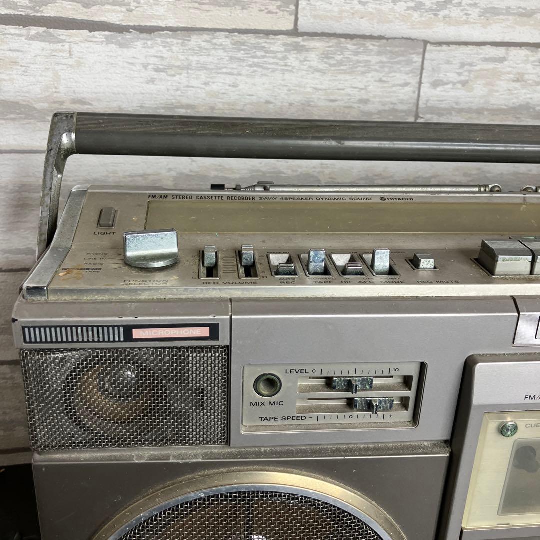 日立 ラジカセ　TRK-8280 希少　昭和レトロ