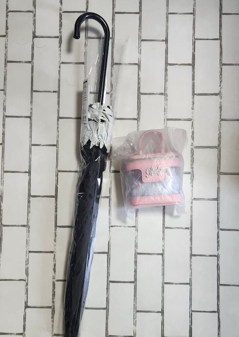 Rady ノベルティ フリルバイカラー 傘 ミニバニティショルダーバッグ 新品