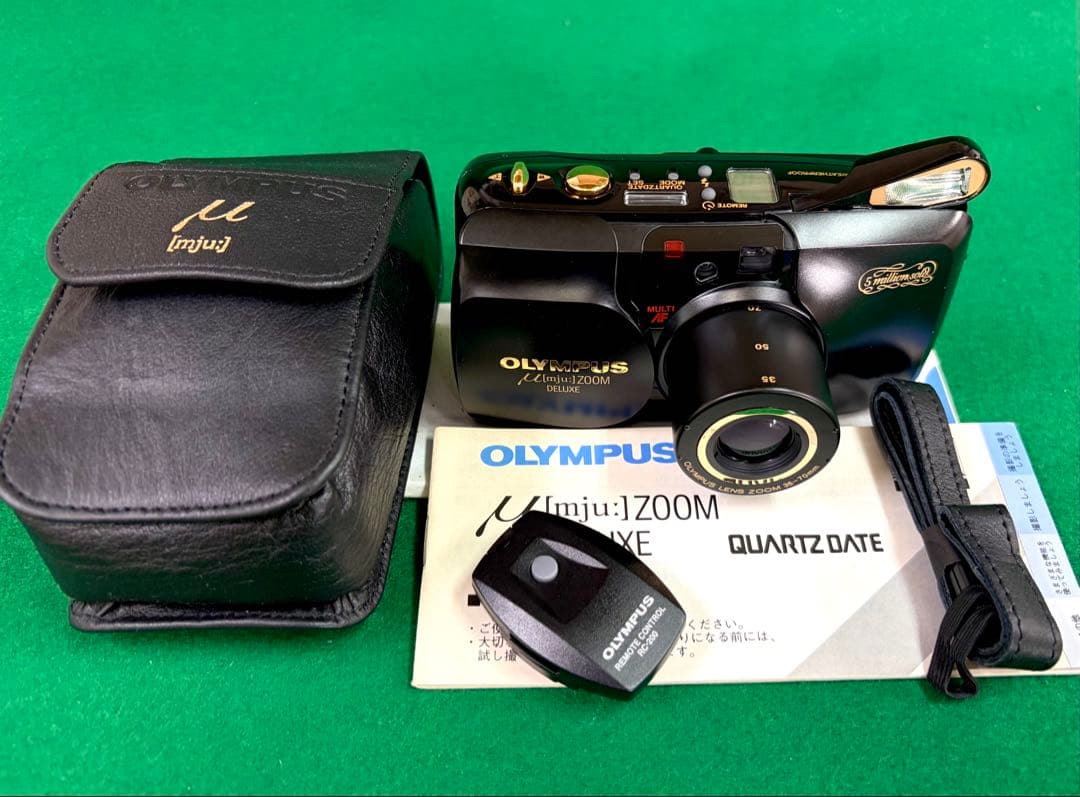 OLYMPUS μ ZOOM DELUXE オリンパス ミュー ブラック