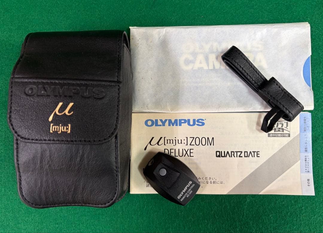 OLYMPUS μ ZOOM DELUXE オリンパス ミュー ブラック