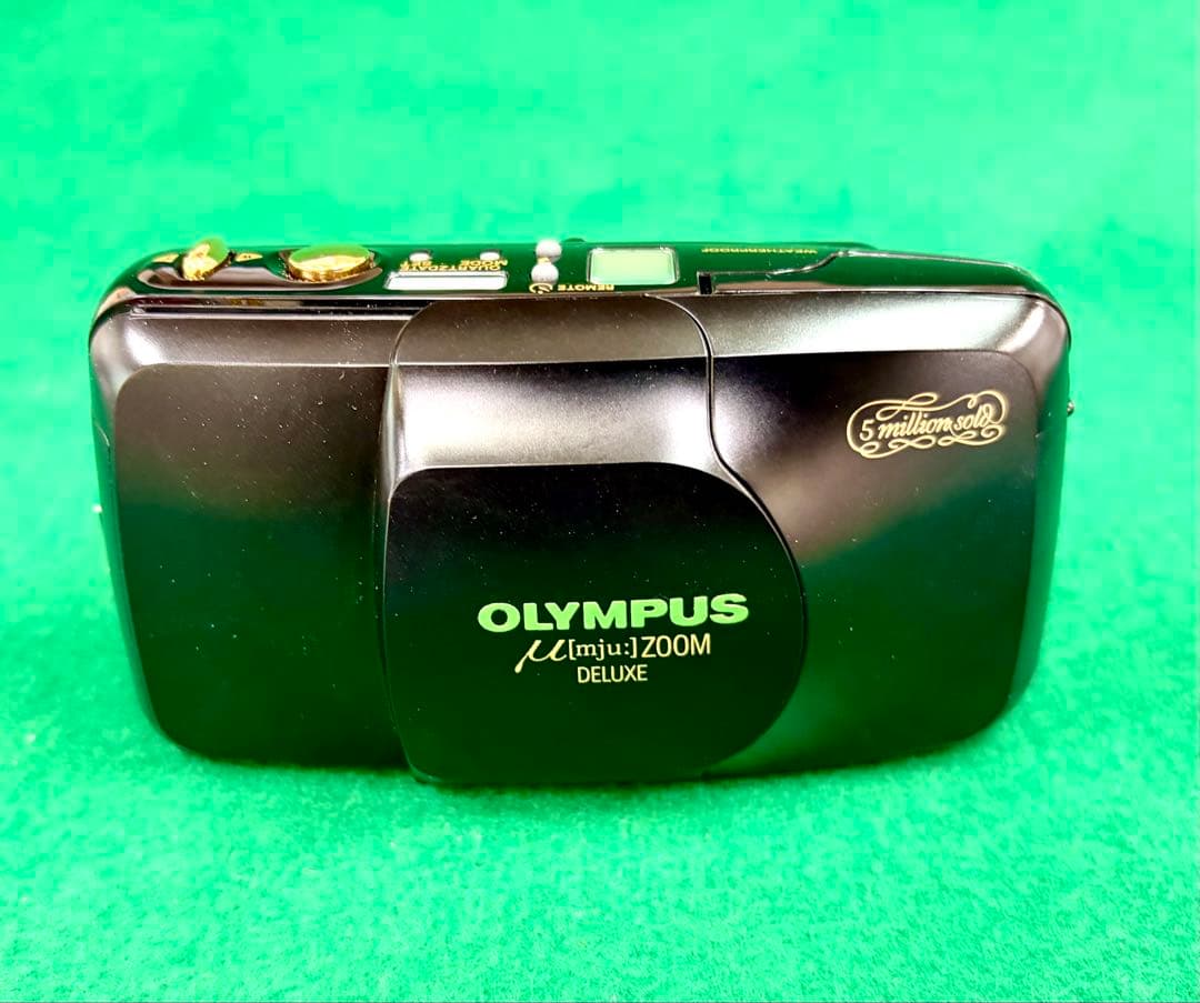 OLYMPUS μ ZOOM DELUXE オリンパス ミュー ブラック