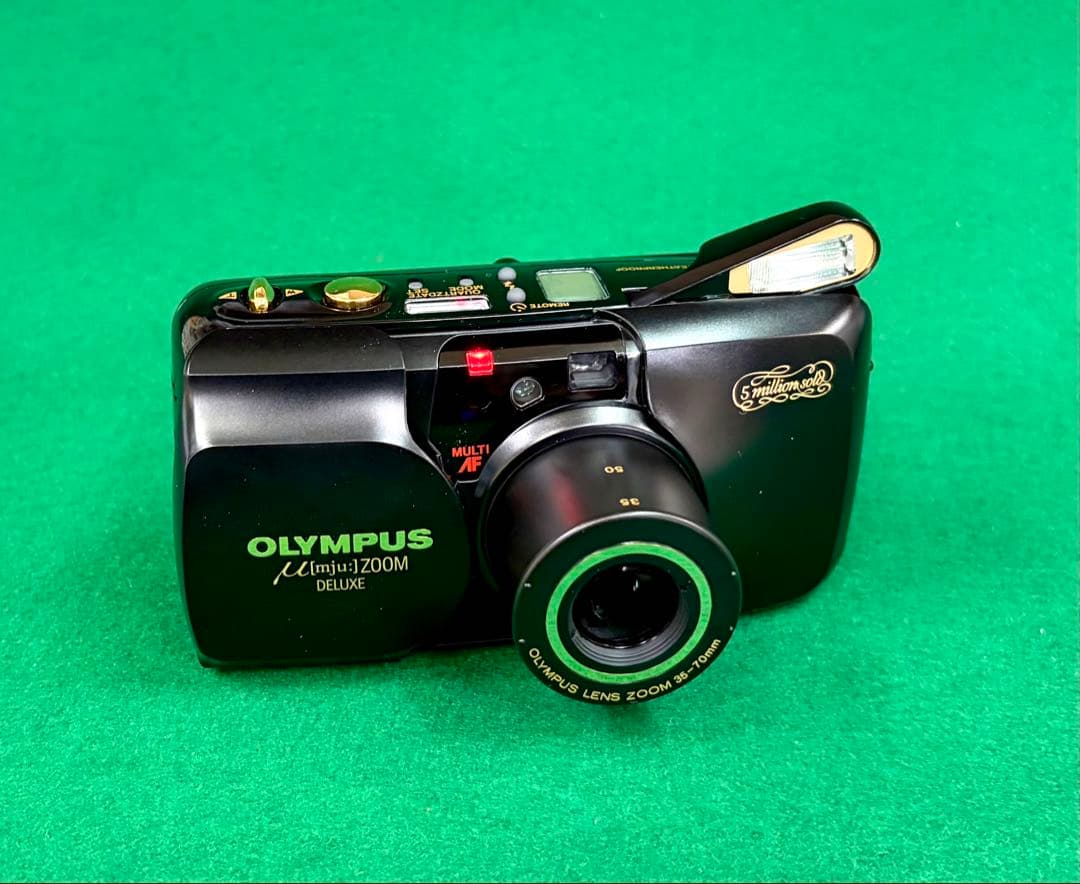 OLYMPUS μ ZOOM DELUXE オリンパス ミュー ブラック