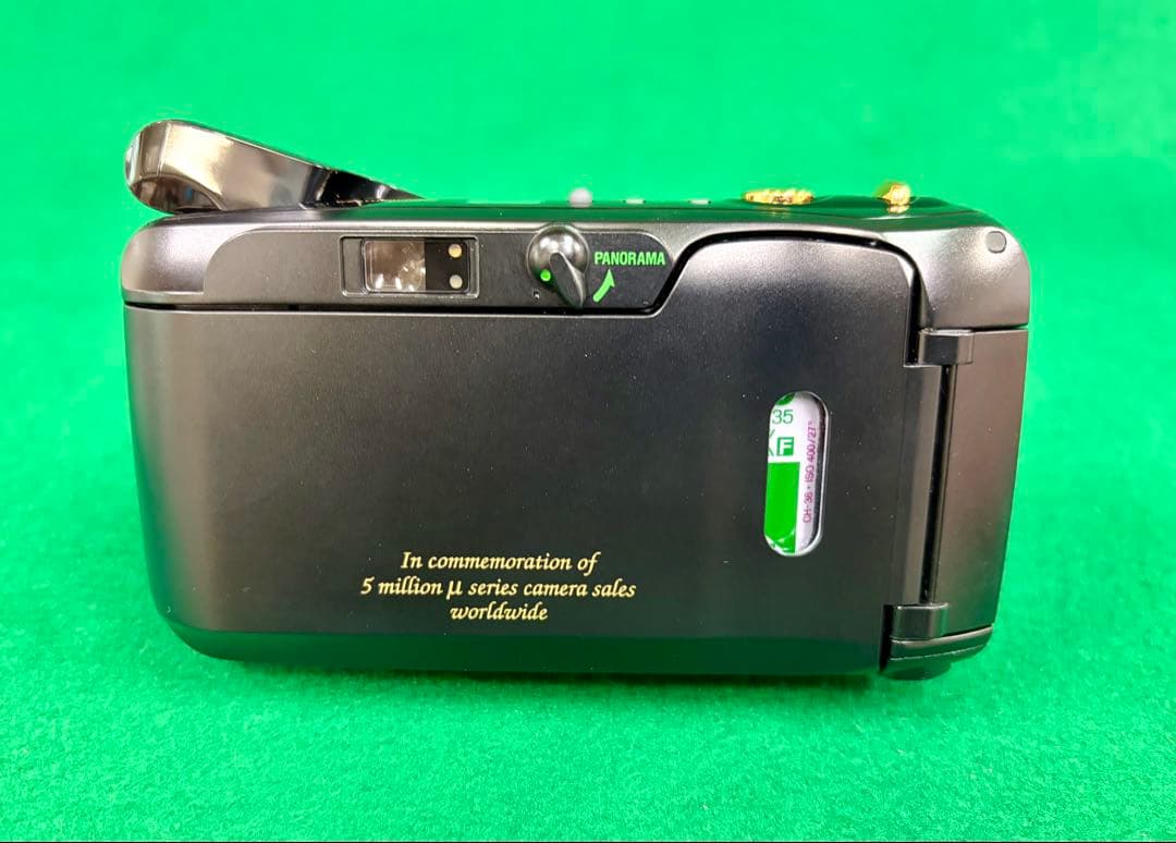 OLYMPUS μ ZOOM DELUXE オリンパス ミュー ブラック