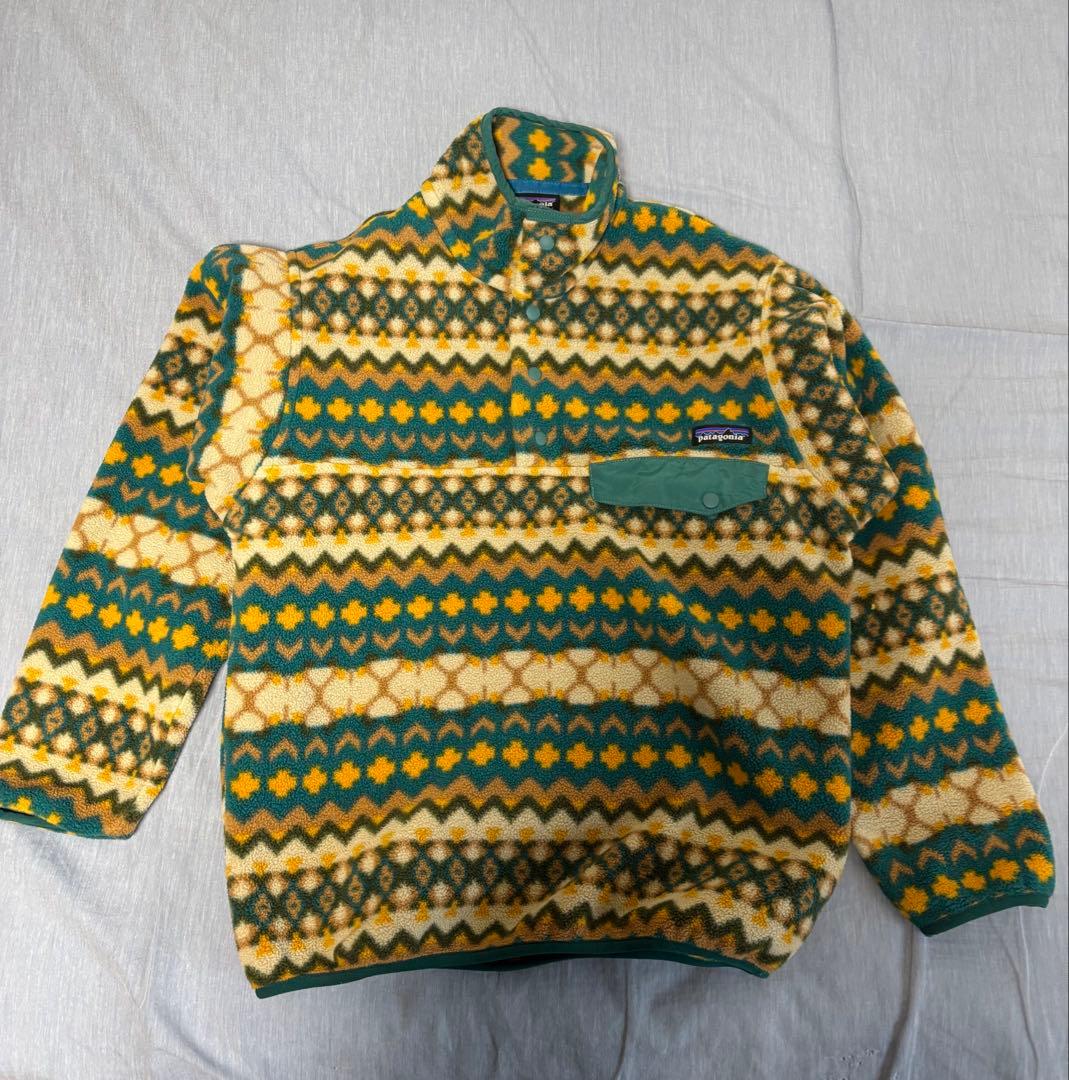 Patagonia スナップT 総柄　古着　パタゴニア　シンチラ