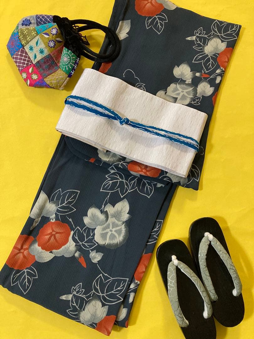 撫松庵(ぶしょうあん)、朝顔、夏着物、浴衣