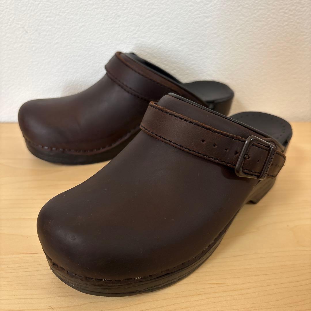 美品✨dansko ダンスコ　ブラウン　サボサンダル　ingrid イングリッド