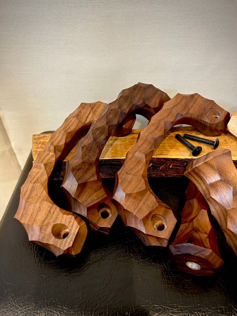 2本セット　アシストグリップ　42本目！！名栗加工　超絶極上激渋品　ハイエース