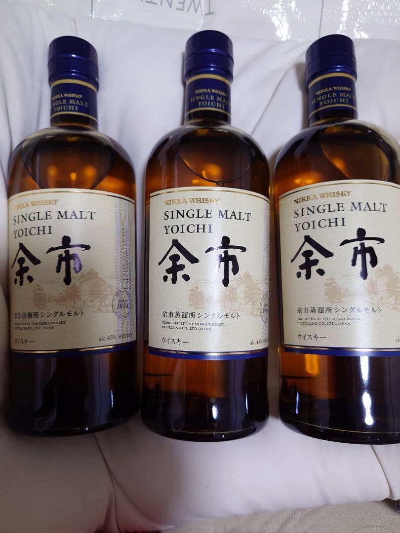 余市 シングルモルトウイスキー 3本セット