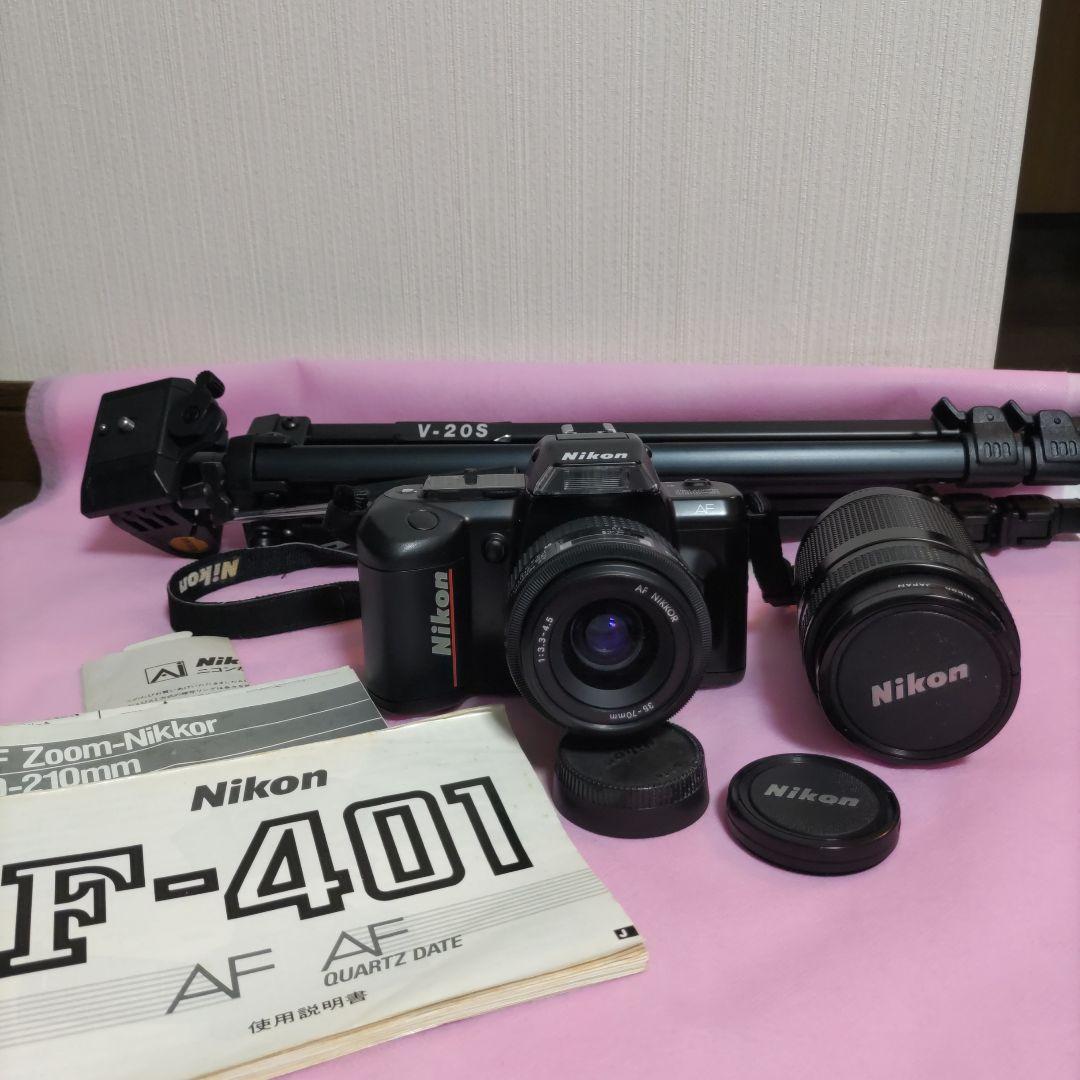 【3点セット】ニコン　フィルムカメラ　 望遠カメラ　3脚
